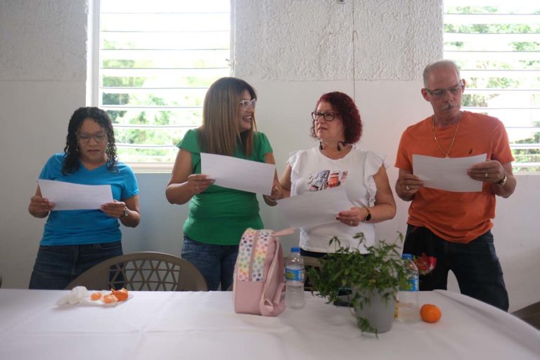 Encuentro Intercomunitario en la comunidad Marueño, Jaucas en Ponce, Puerto Rico, el 18 de Noviembre del 2023.