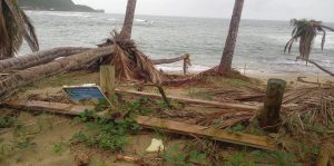 playas afectadas huracan