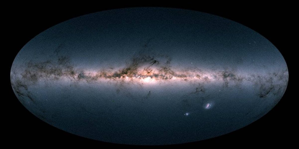 mapa estelar detallado de la Via Lactea