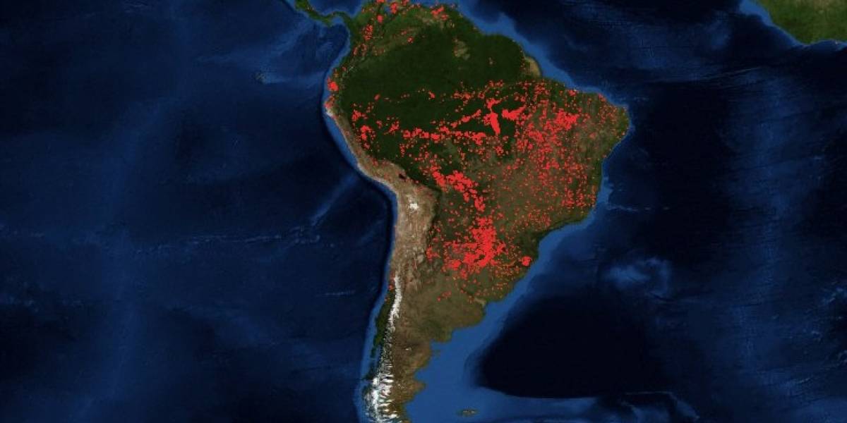 incendios forestales Amazonas America del Sur