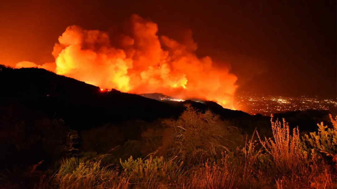 Fire In Santa Barbara California